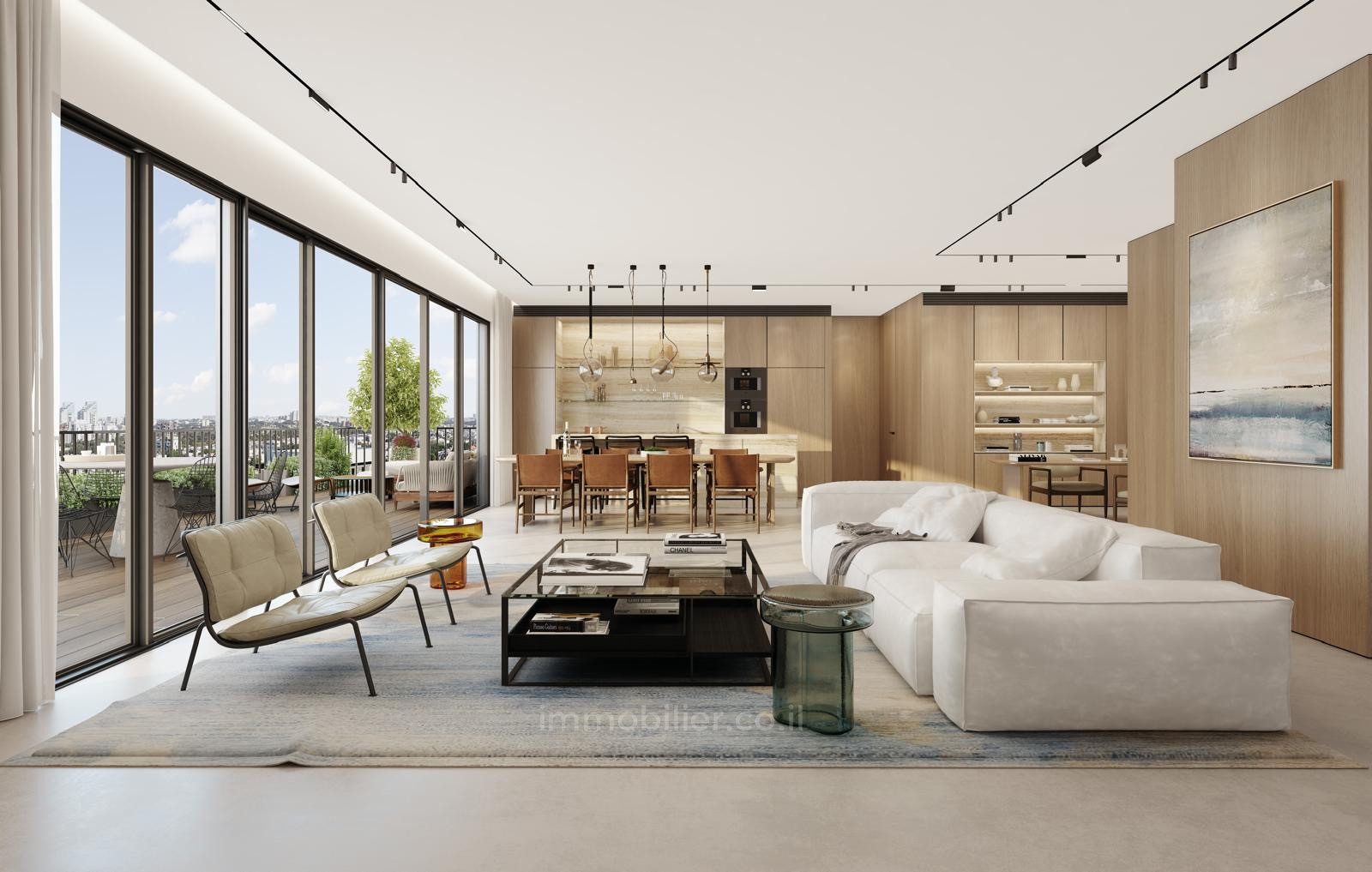 Penthouse 4 rooms Tel Aviv City center 232-IBL-4009