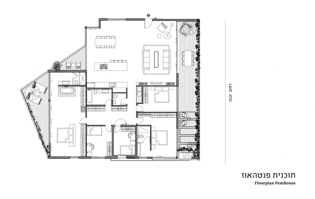 Penthouse 6 rooms Tel Aviv Rothshild 291-IBL-496