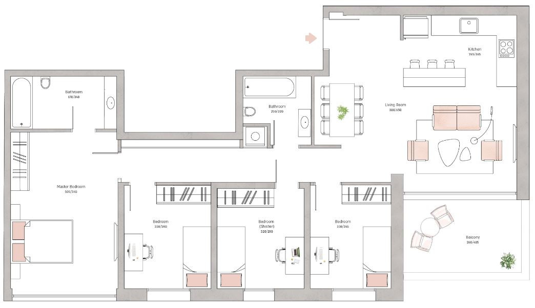 Apartment 5 rooms Jerusalem Katamonim 427-IBL-665