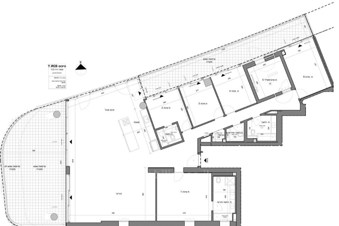 Apartment 4.5 rooms Bat yam Bat yam 828-IBL-117
