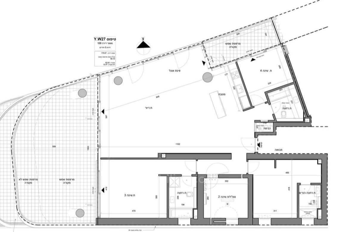 Apartment 4 rooms Bat yam Bat yam 828-IBL-120