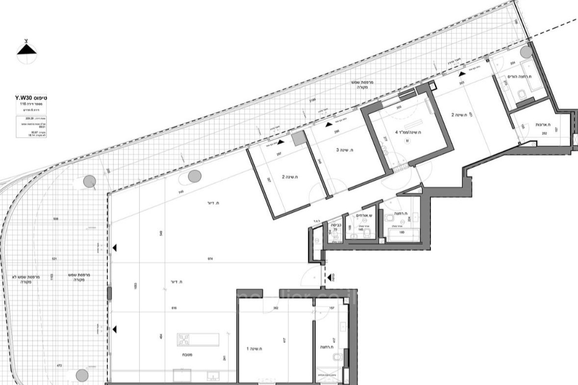 Apartment 4 rooms Bat yam Bat yam 828-IBL-120