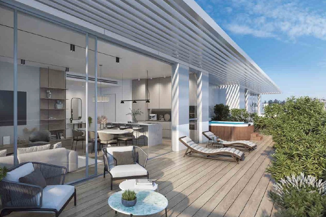 Penthouse 3 rooms Tel Aviv Neve Tsedek 828-IBL-130