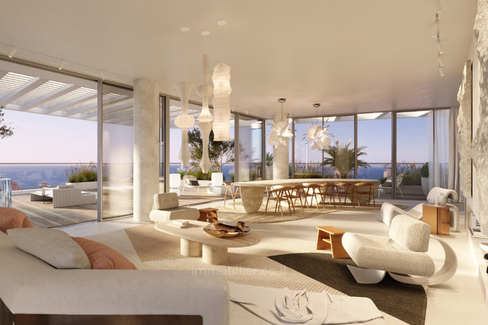 Penthouse 3 rooms Tel Aviv Neve Tsedek 828-IBL-130