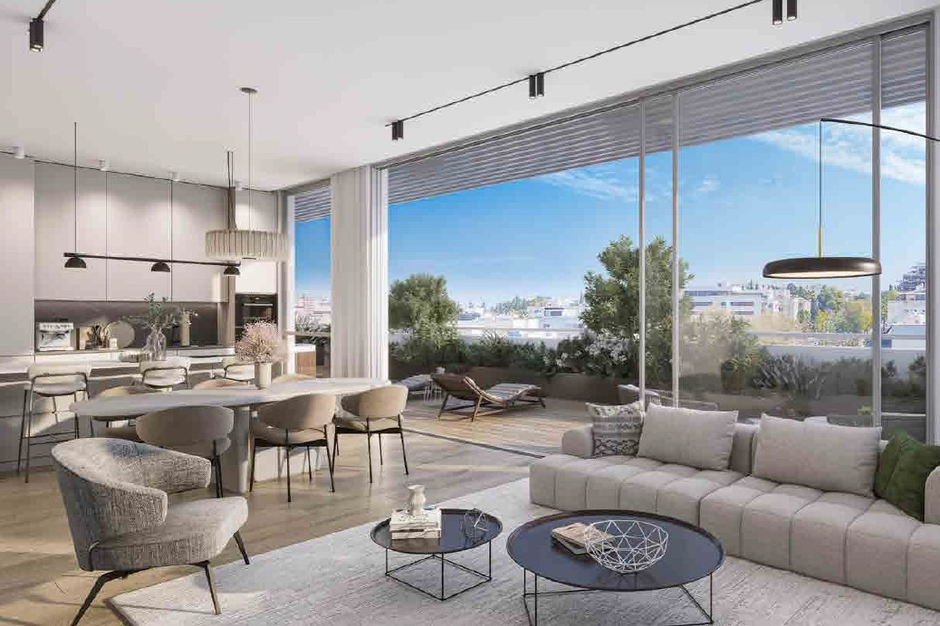 Penthouse 2 rooms Tel Aviv Neve Tsedek 828-IBL-131