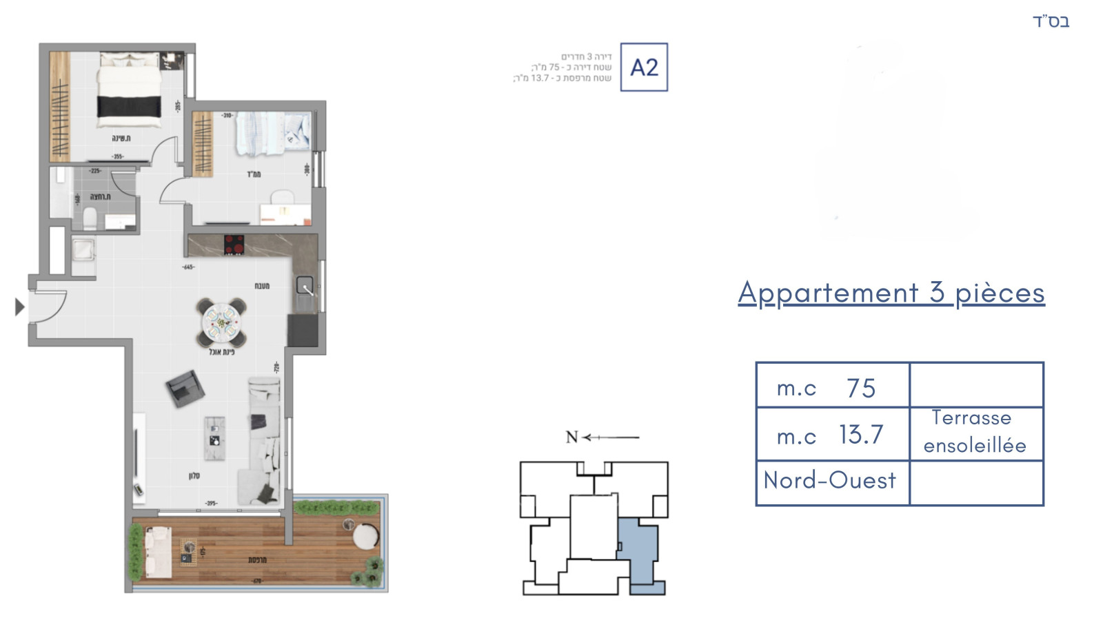 Apartment 5 rooms Bat yam Yoseftal 828-IBL-154